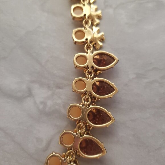 🍓 J.Crew Strawberry Flower Floral Rhinestones Crystal Cluster Statement 🍓 - Picture 12 of 16